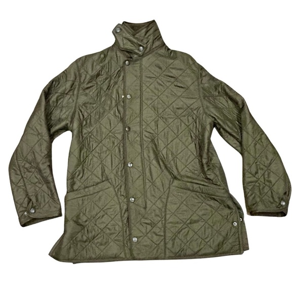 Barbour Green Lightweight Quilted Jacket - Picture 1 of 7